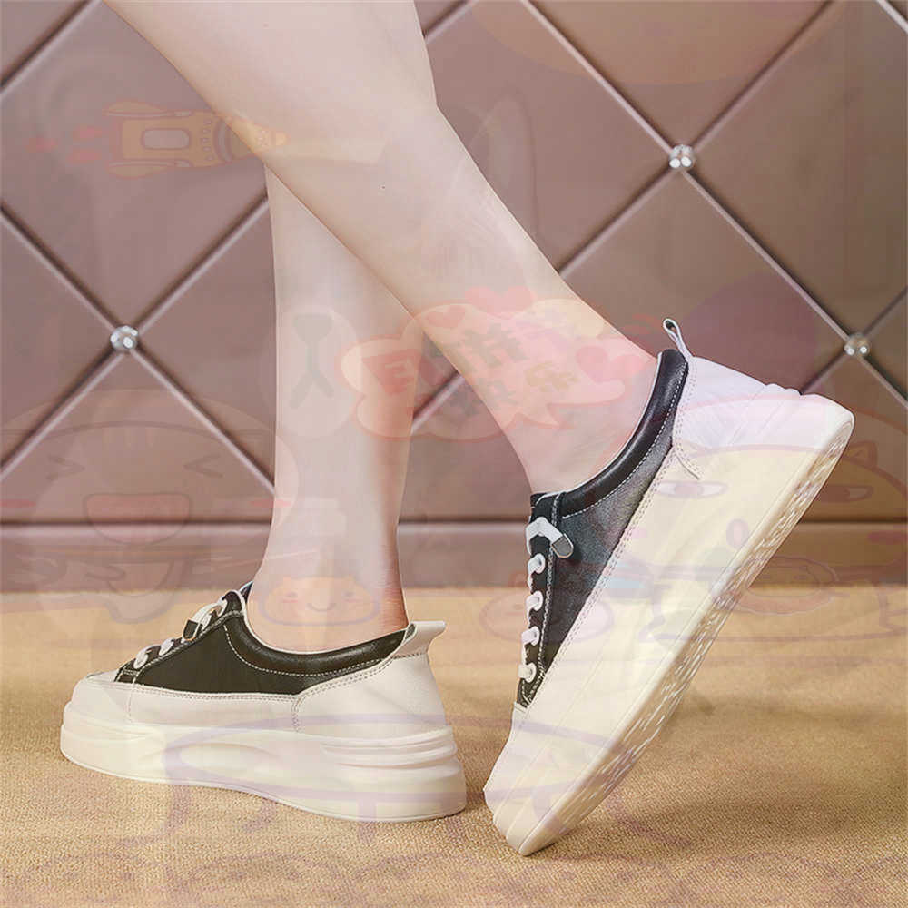 Streetwear Brand Name - Mocasines gruesos con cordones para mujer,