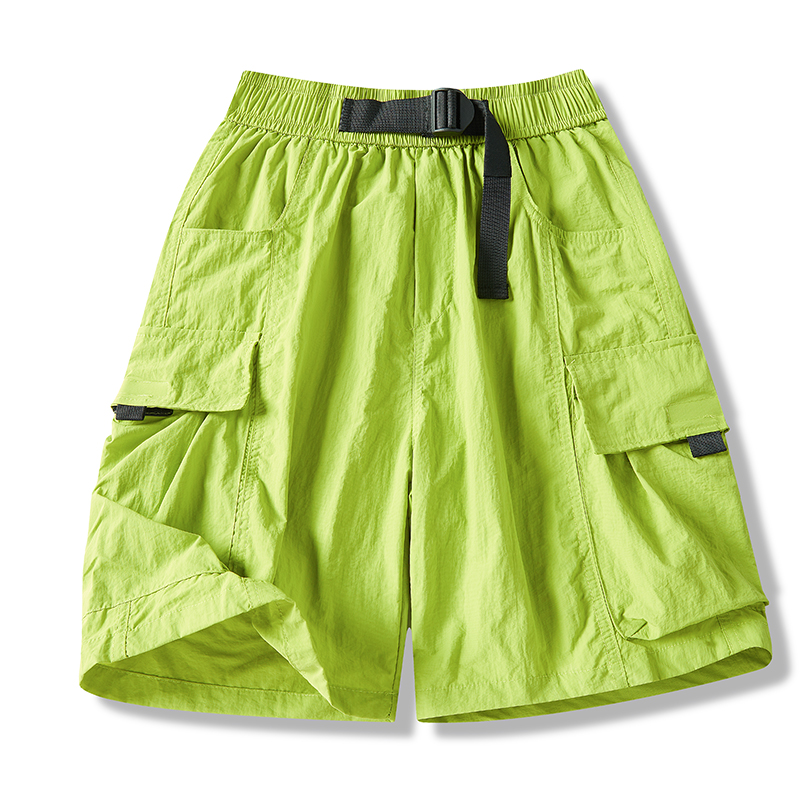 Corteiz Cargo Pant - Pantalones Cortos Cargo Verde Neón Y2K