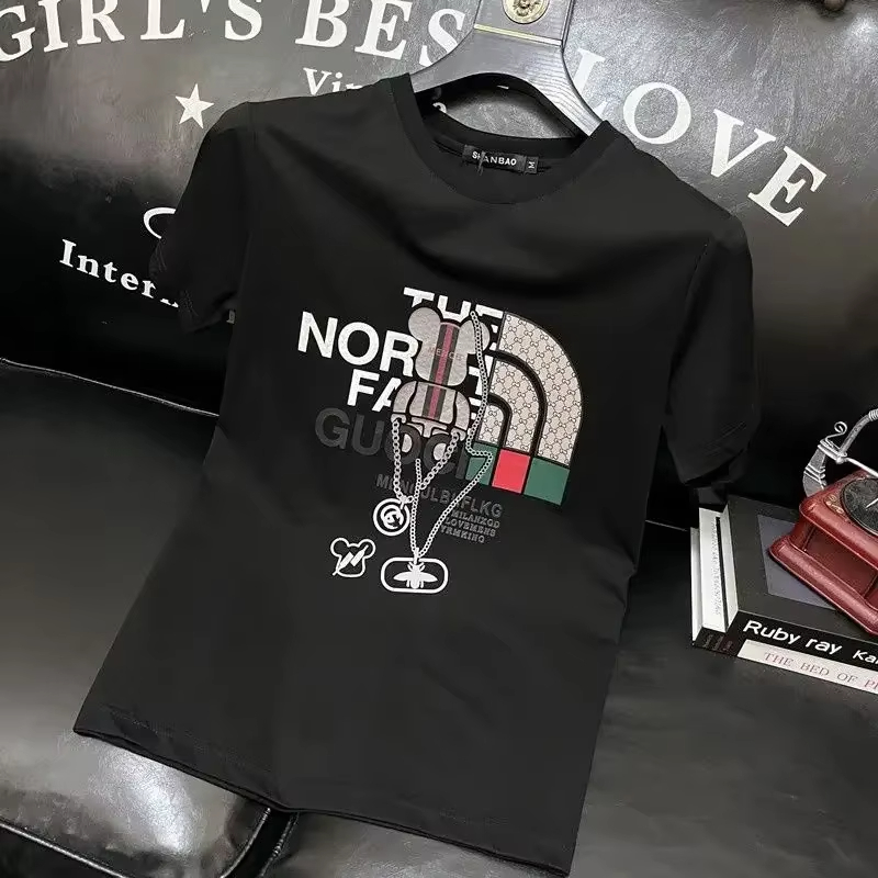 Streetwear Clothing Brands - Camiseta de hombre 100% algodón puro,