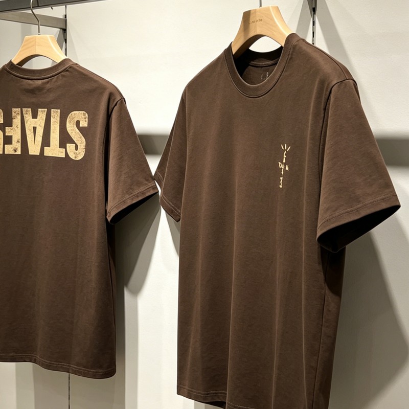 Cactus Jack Tee - Camisetas de Verano con Estampado de