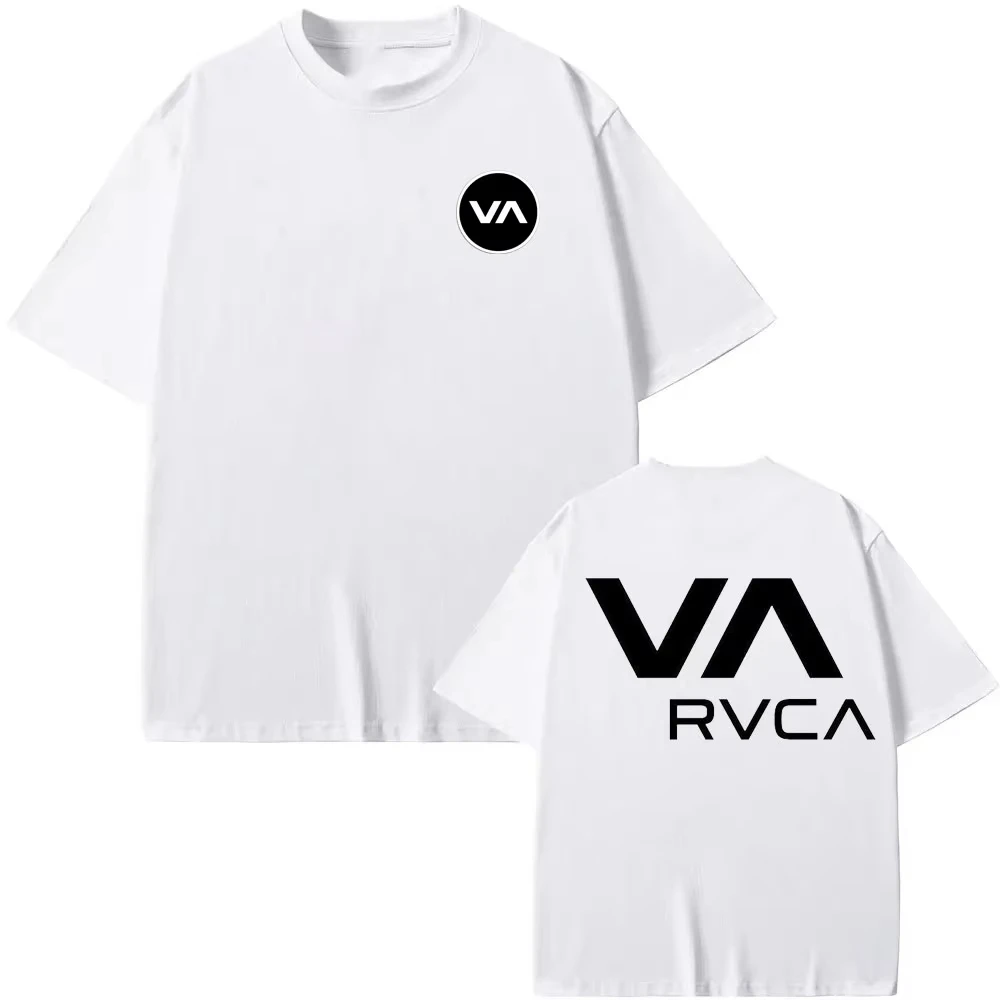 Streetwear Brand Shirts - Camiseta RVCA negra de verano, camiseta