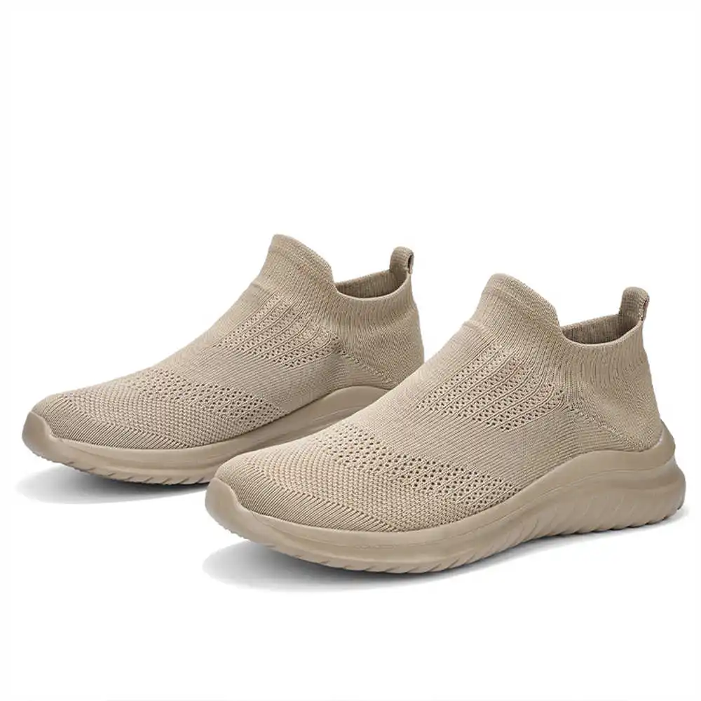 Beige suave nueva novedad zapa - Streetwear Brand Name reseña y precio