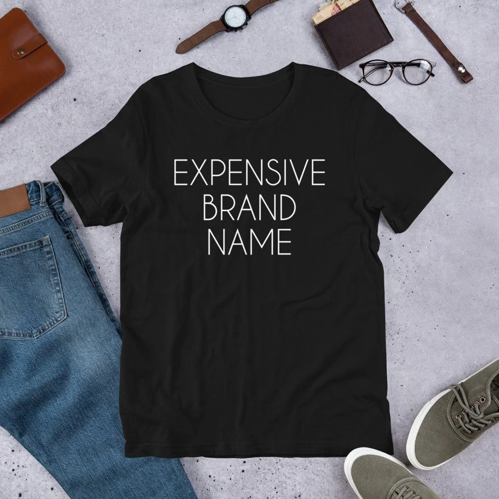 Camiseta de marca de lujo, div - Streetwear Brand Name reseña y precio