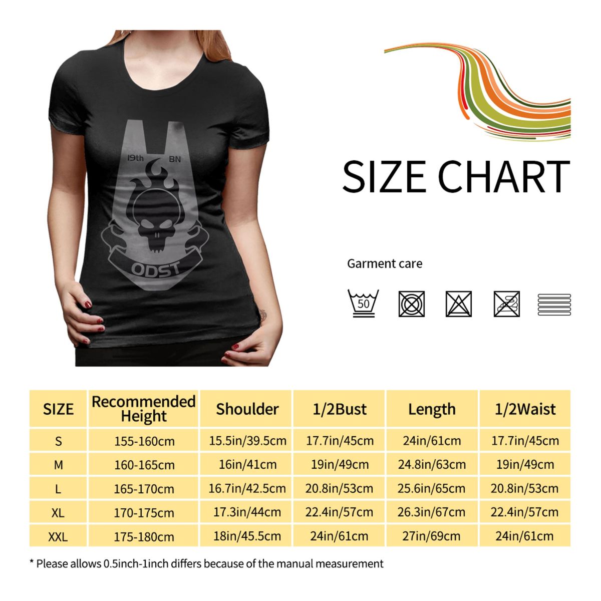 Camiseta de mujer con parche U - Streetwear Brand Shirts reseña y precio